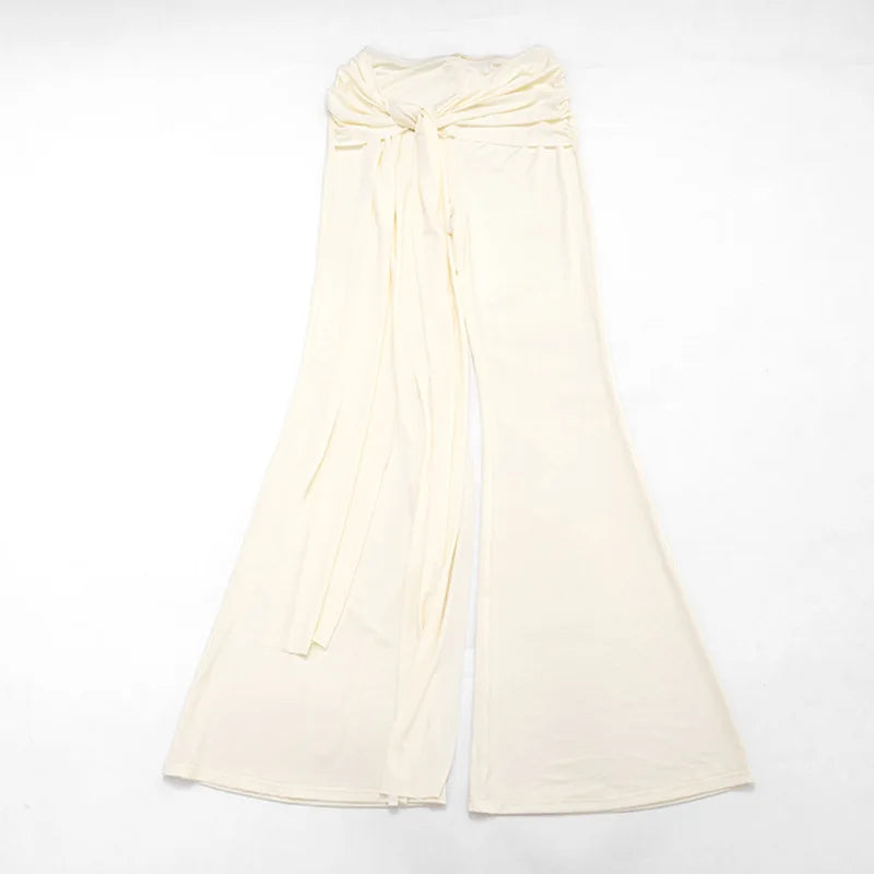 Alexis Ruched Flared Pants Set