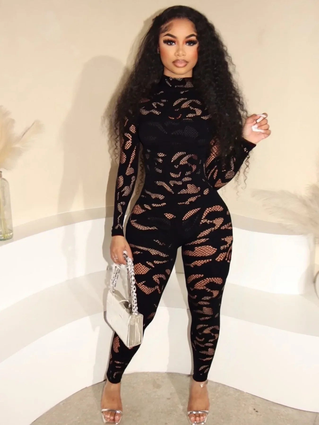 Ayda Mesh Jumpsuit