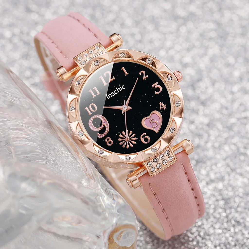 6PCS/Set Watch Bracelet Set（Without Box）
