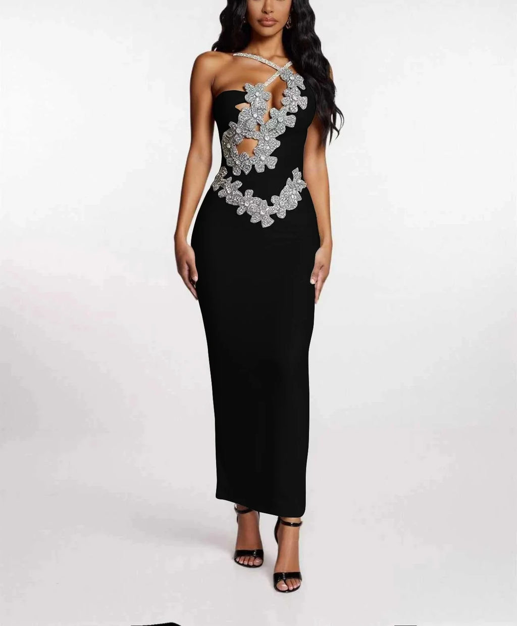 Anita Bodycon Bandage Maxi Dress