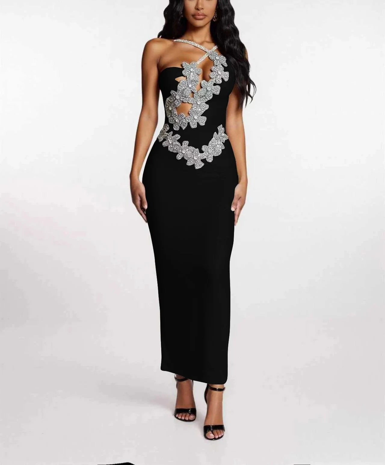 Anita Bodycon Bandage Maxi Dress
