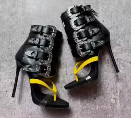 Buckle Strap High Heels