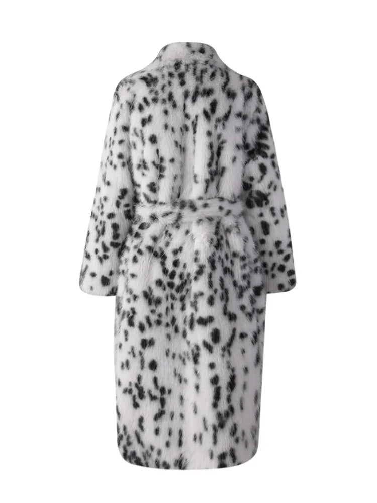 Opulent Fur Plush Coat