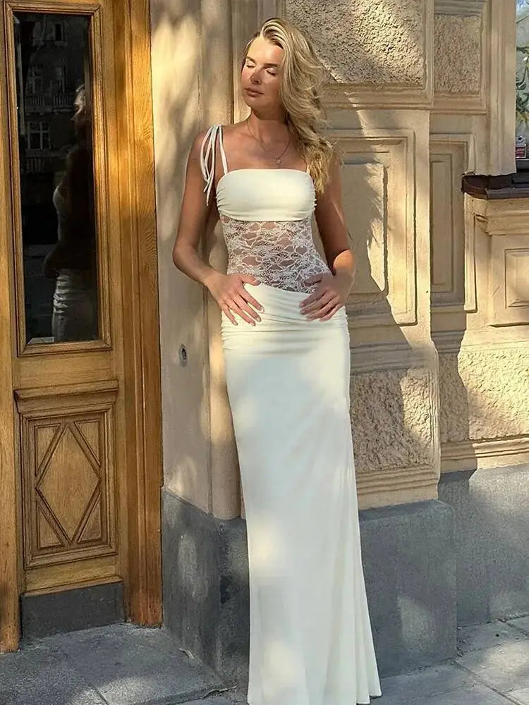 Ariana Mesh Maxi Dress