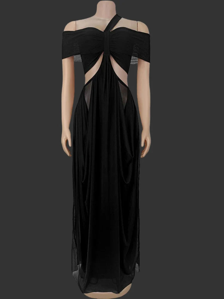 Lona Ruched Maxi Dress