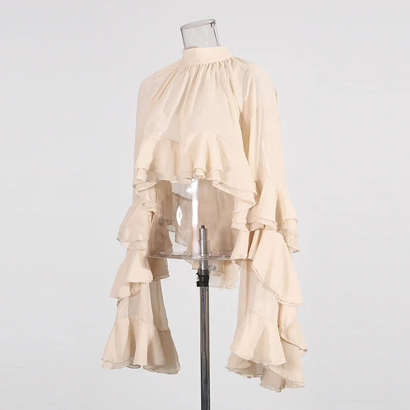 Krista Ruffles Blouse