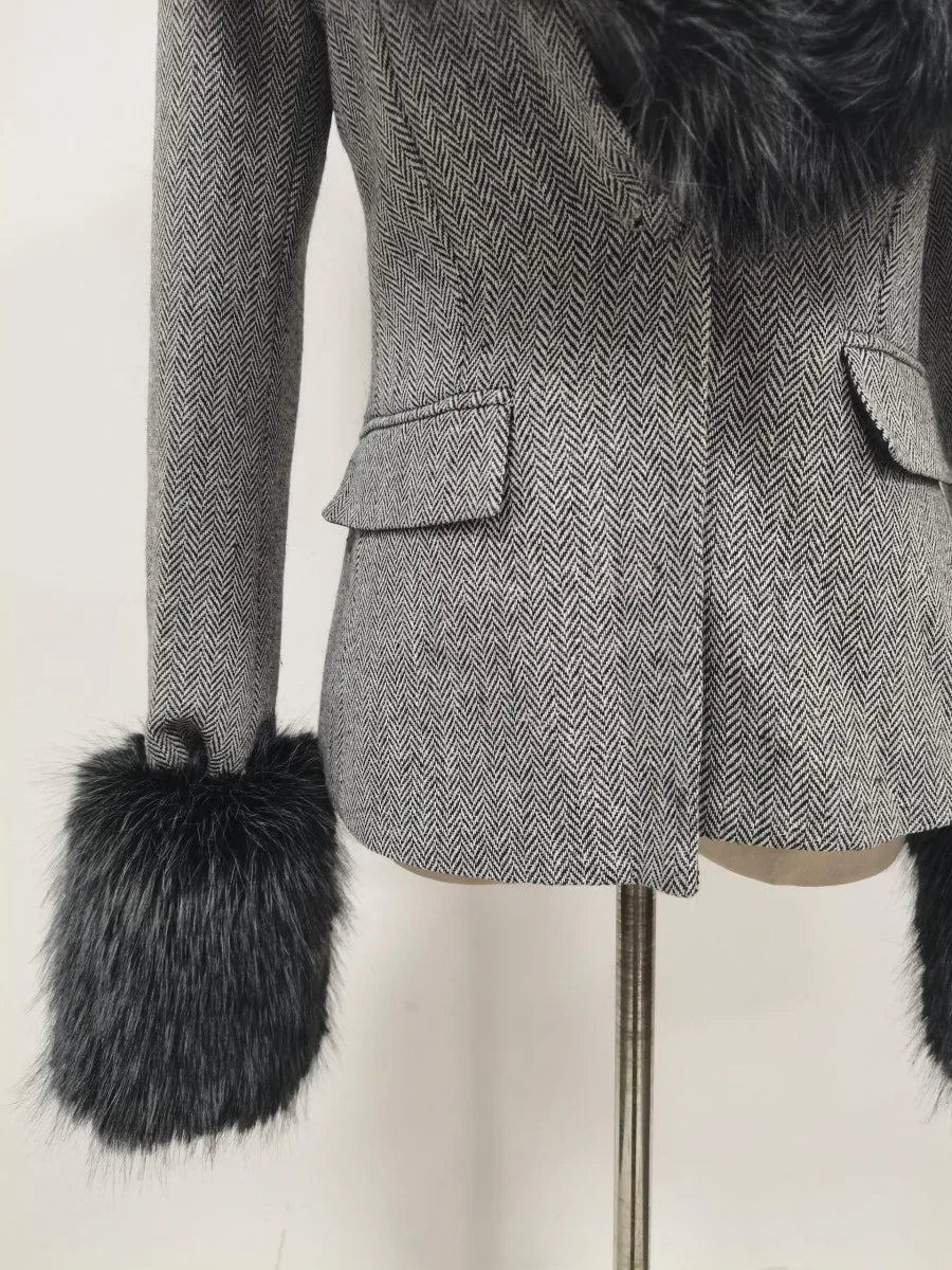 Margarete Fur Blazer