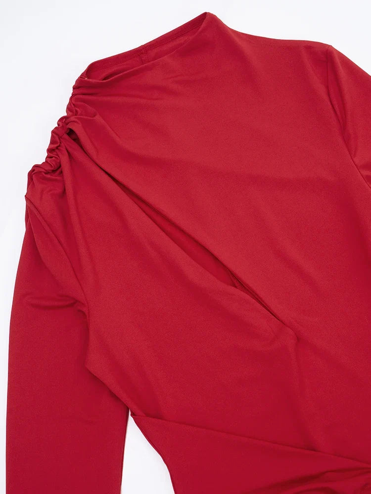 Anila Ruched Mini Dress