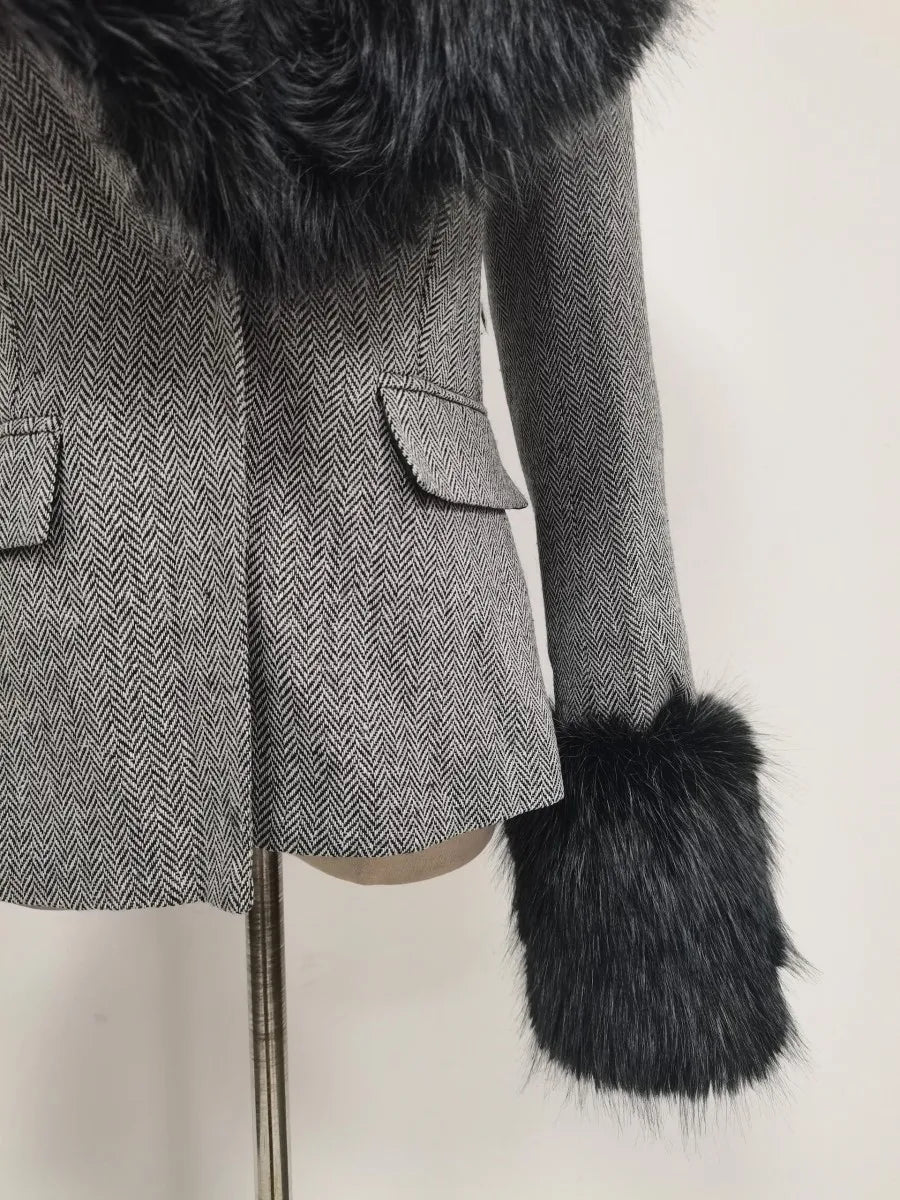 Margarete Fur Blazer