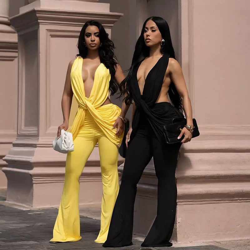 Clara Ruched Jumpsuit