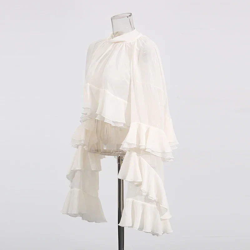 Krista Ruffles Blouse