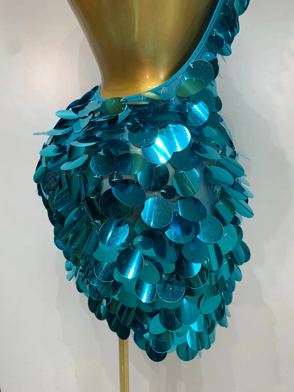 Marissa Sequins Backless Mini Dress