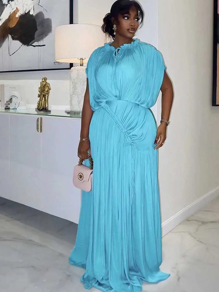 Chtistina Draped Maxi Dress
