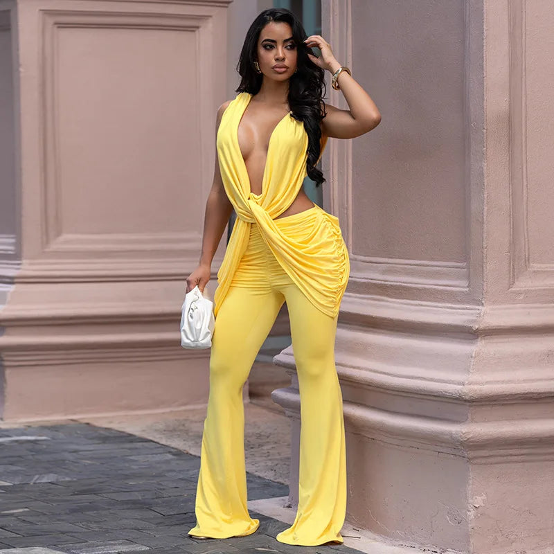 Clara Ruched Jumpsuit