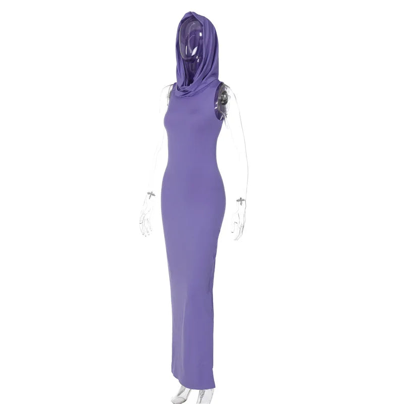 Hooded Maxi Dress