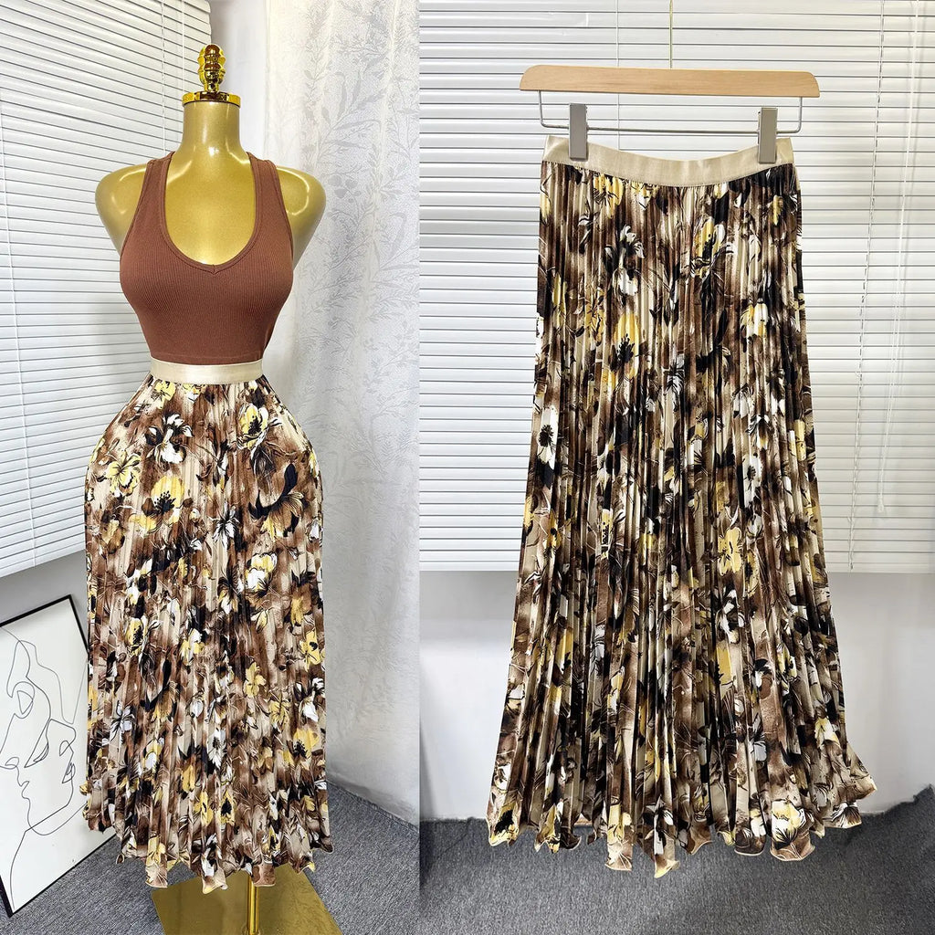Kiana High Waist Skirt Set