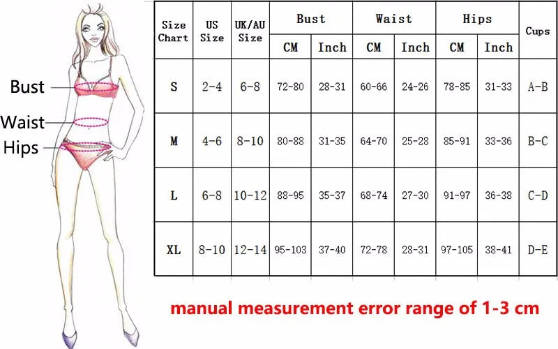 Crochet Heart Bikini Set