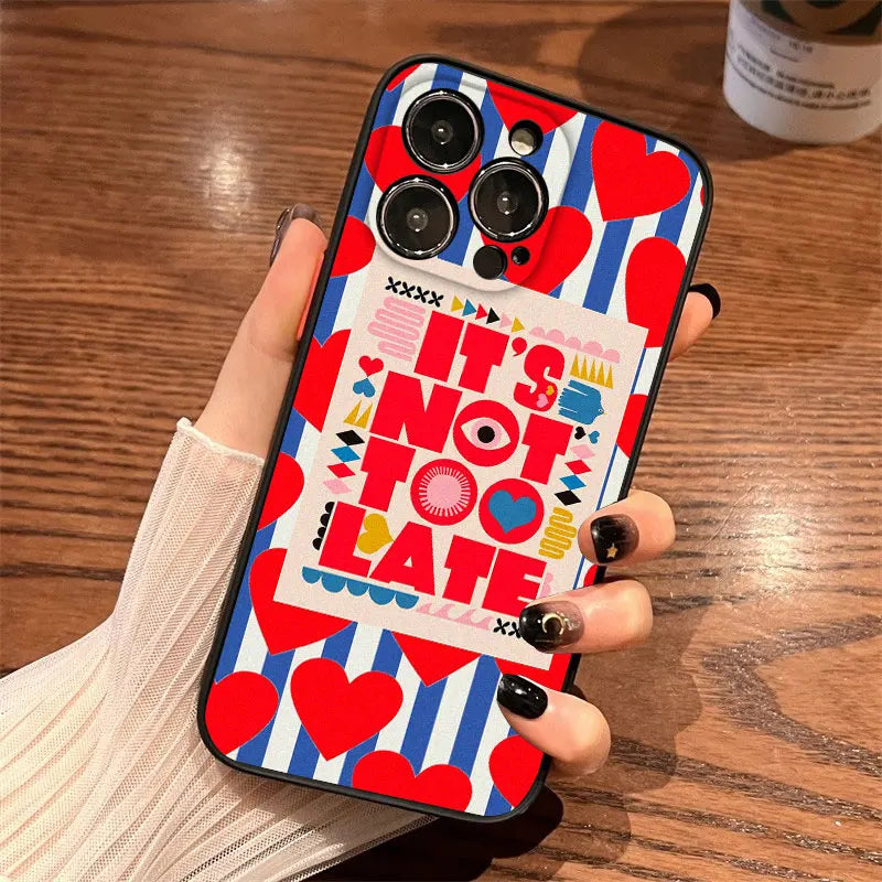 Creative Art Shockproof Matte iPhone Case