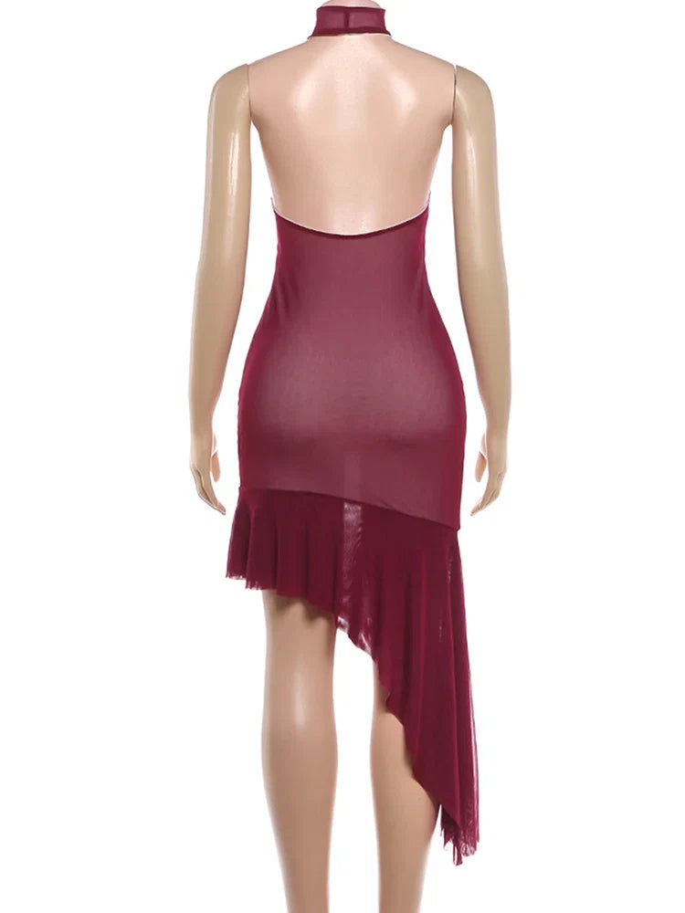 Lauren Ruffle Hem Dress