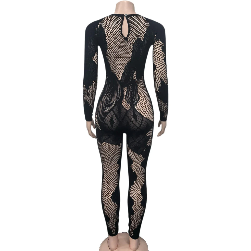 Aliana Mesh Jumpsuit