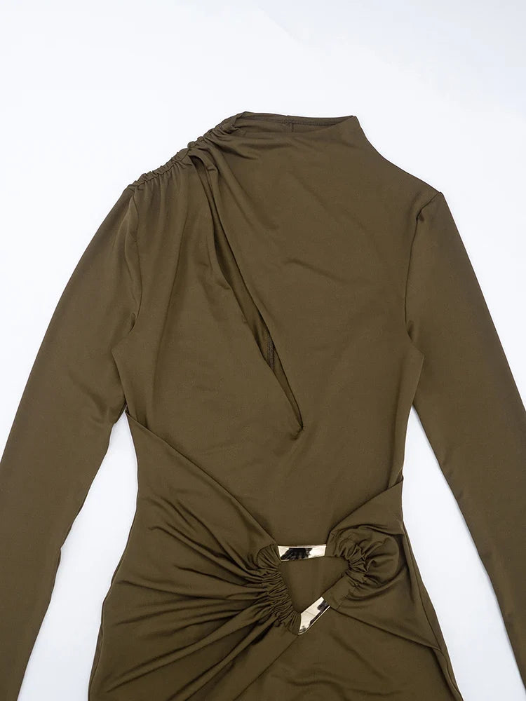 Anila Ruched Mini Dress