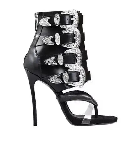 Buckle Strap High Heels