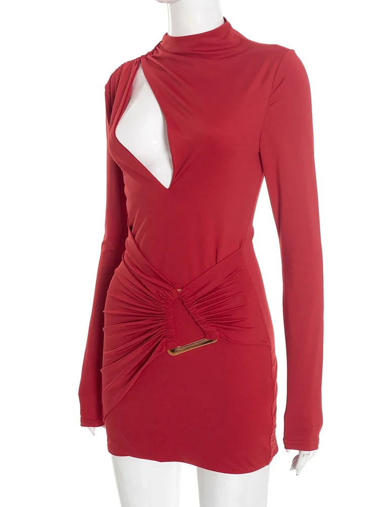 Anila Ruched Mini Dress
