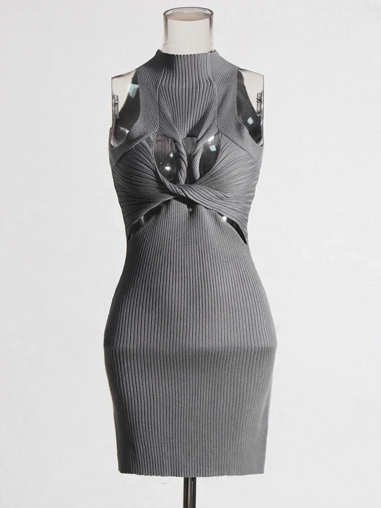 Dearra Knit Mini Dress
