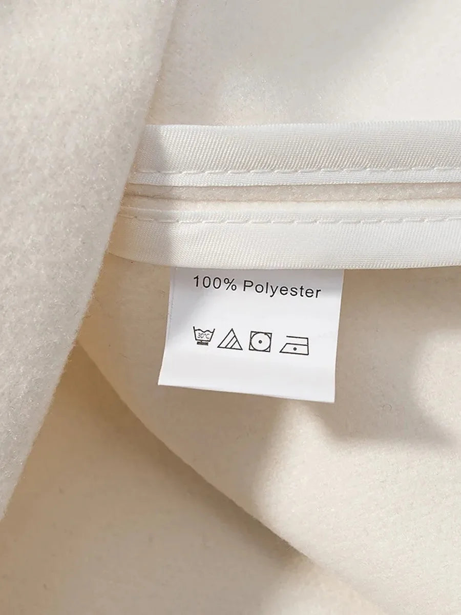 Luxurious Wool Stand Collar Coat