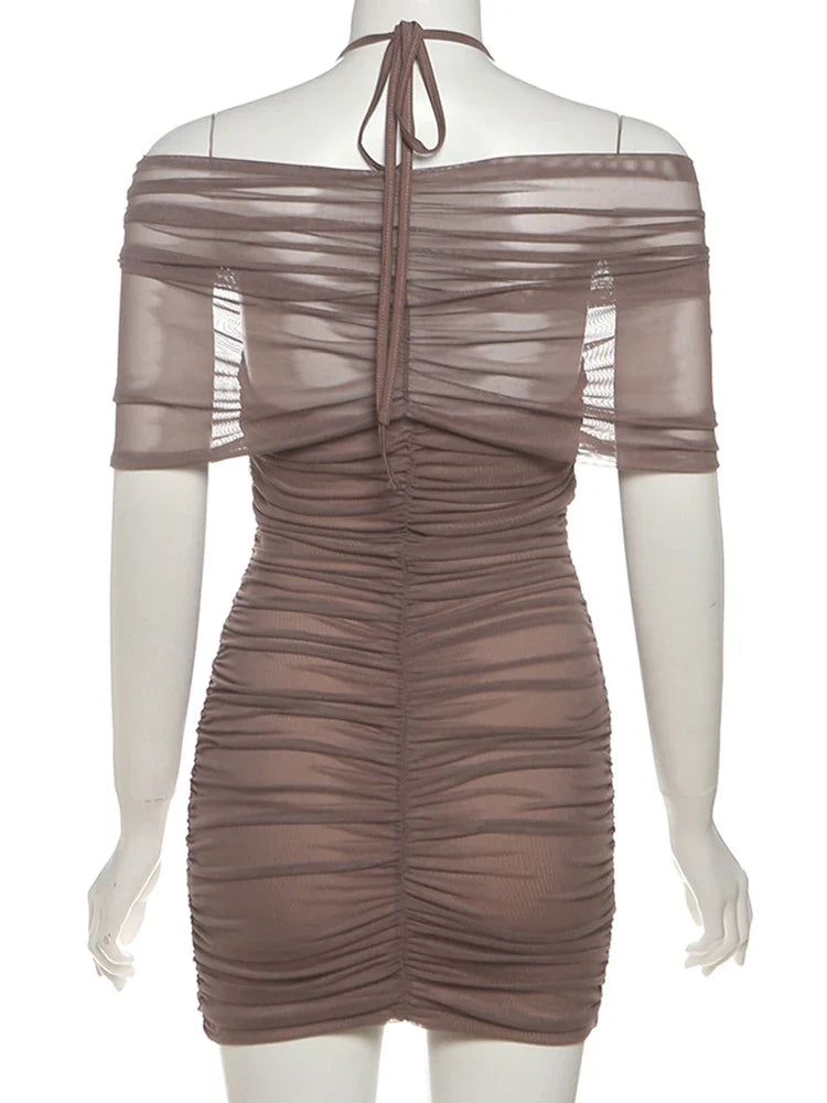 Leasha Mesh Mini Dress