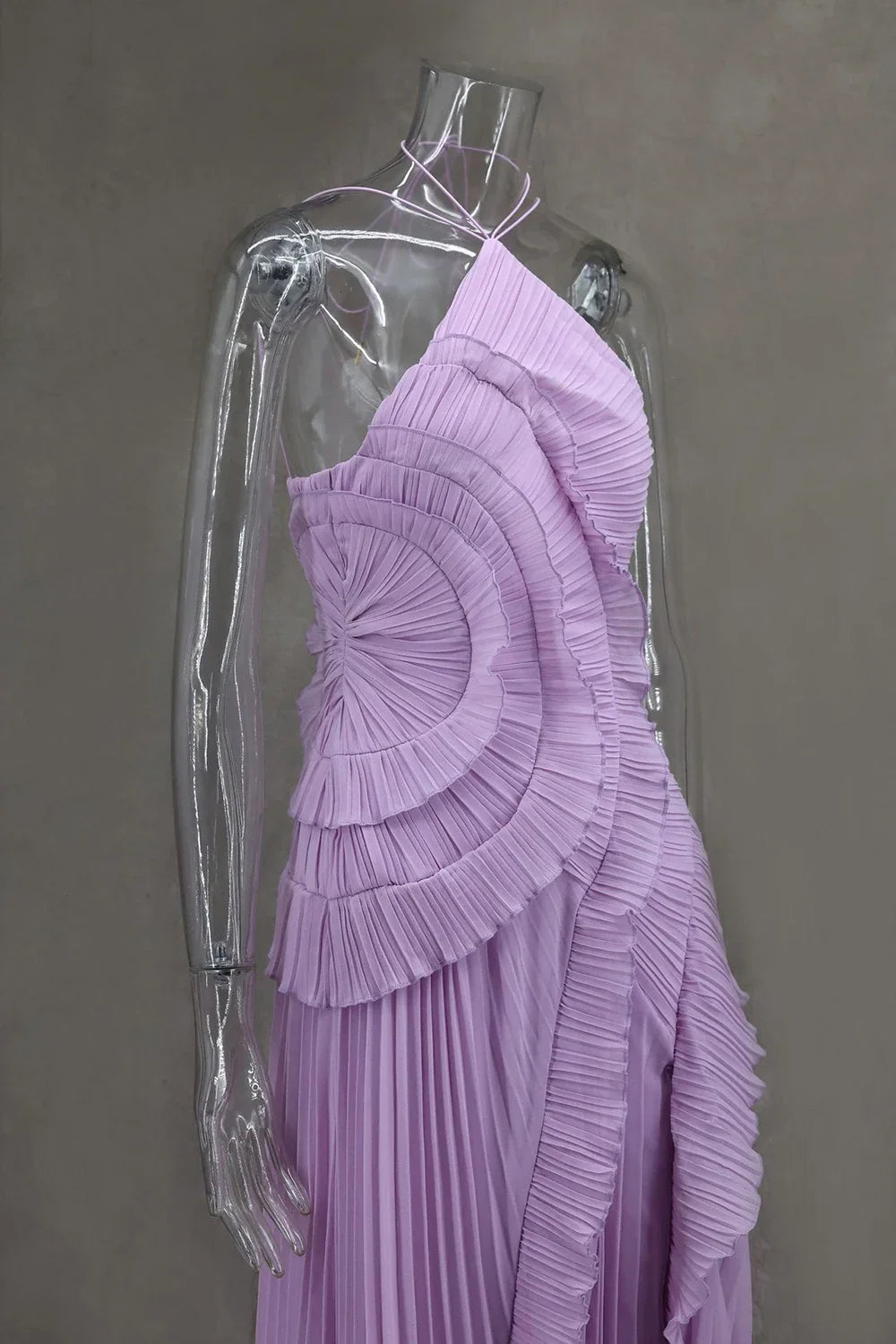 Kelsi Chiffon Ruffle Maxi Dress