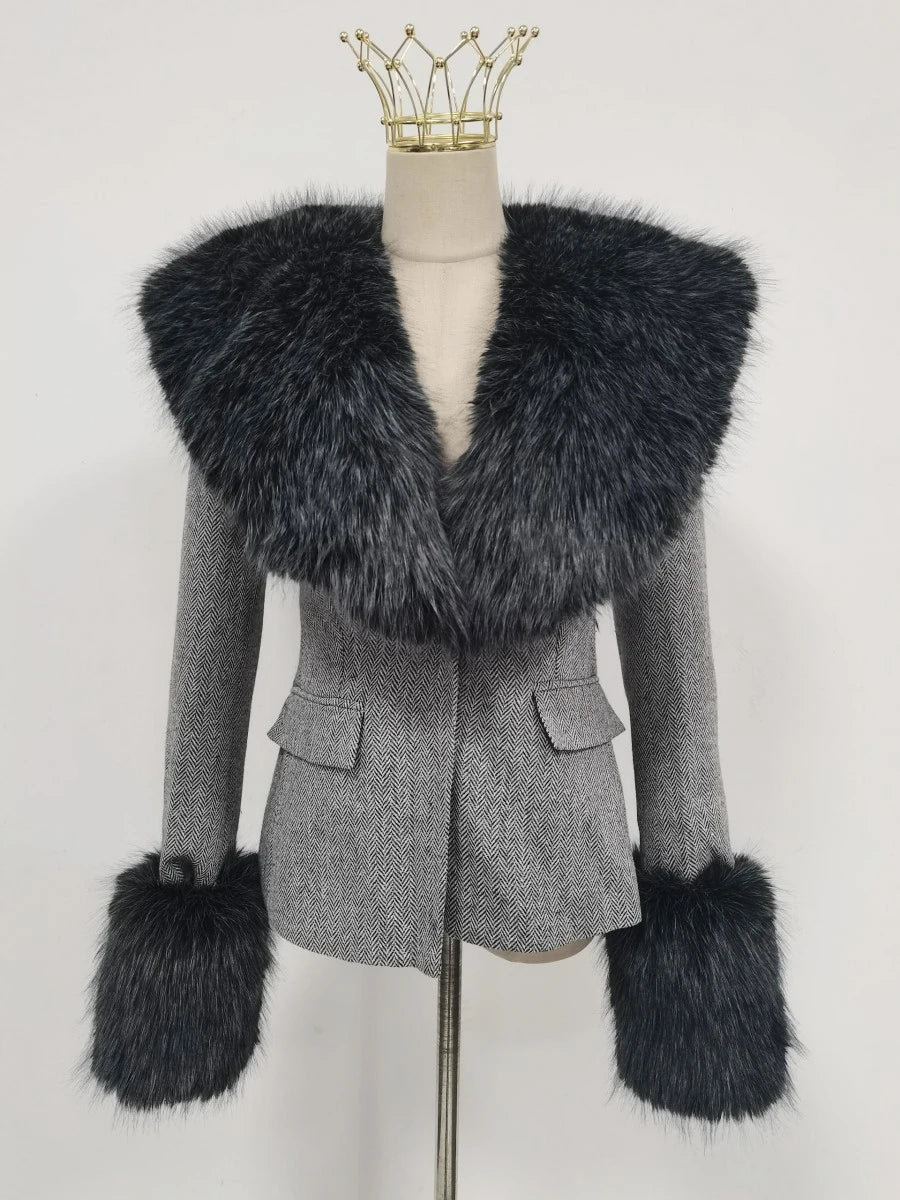 Margarete Fur Blazer