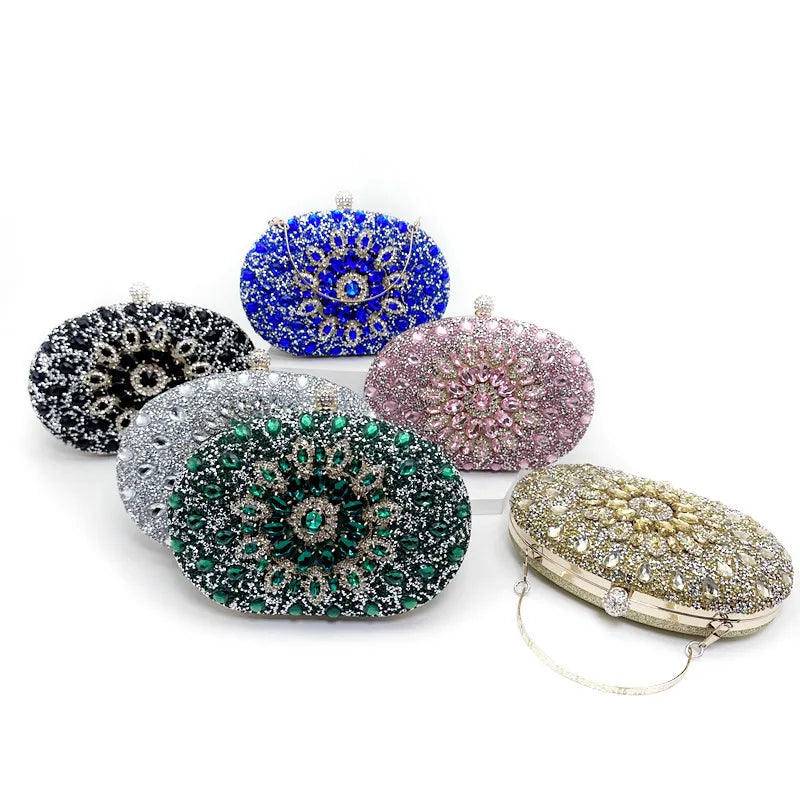 Luxury Crystal Clutch Bag