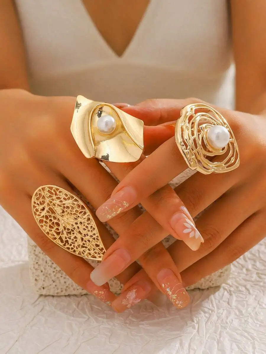 3pcs Chic Ring Set