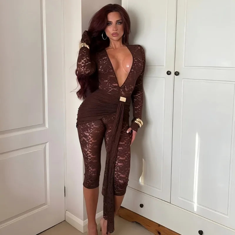 Jana Mesh Jumpsuit
