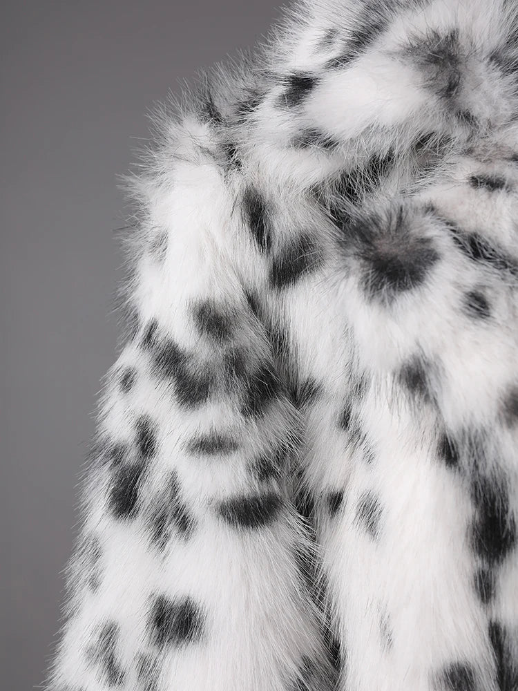 Opulent Fur Plush Coat
