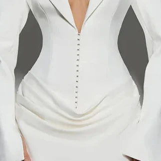 Mikayla Pleated Mini Dress