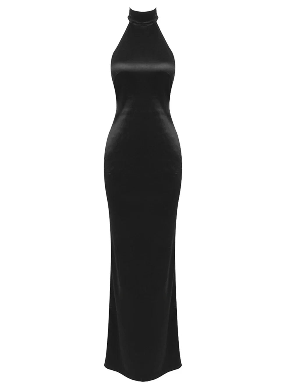 Pearl Backless Maxi Dress