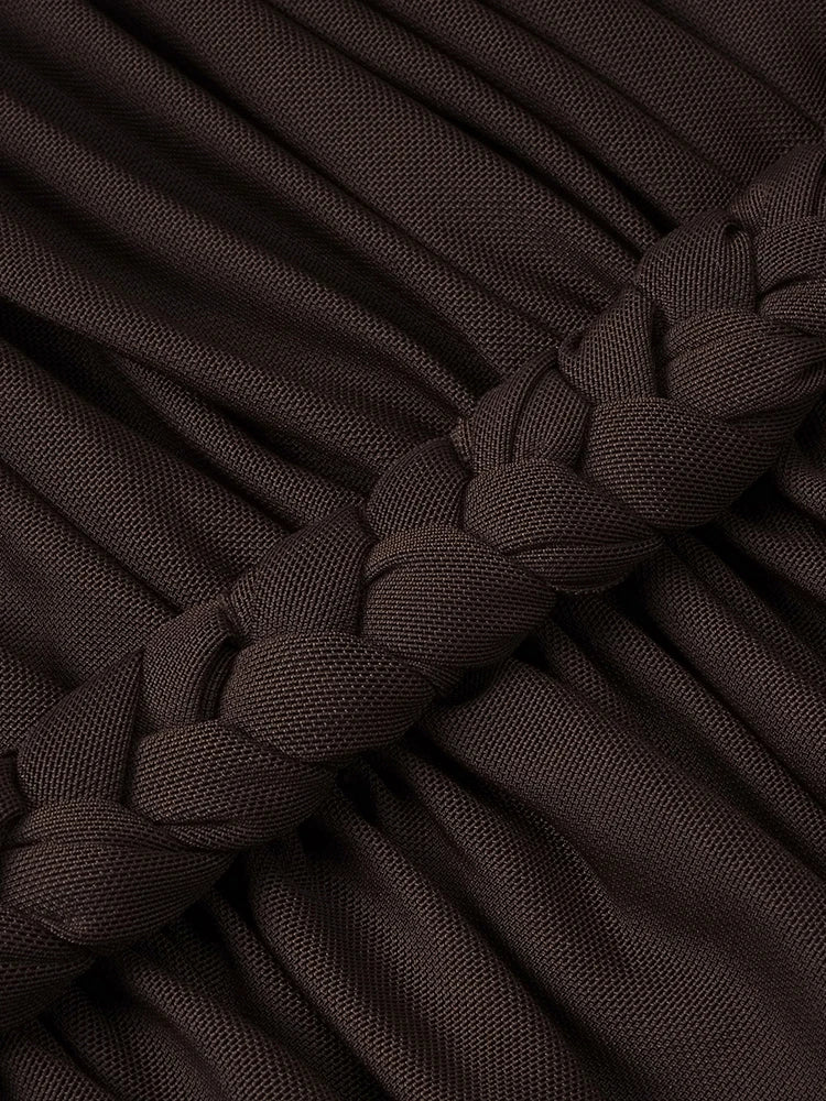 Maria Ruched Maxi Dress