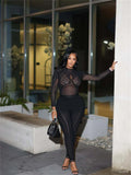 Ashli Mesh Pants Set