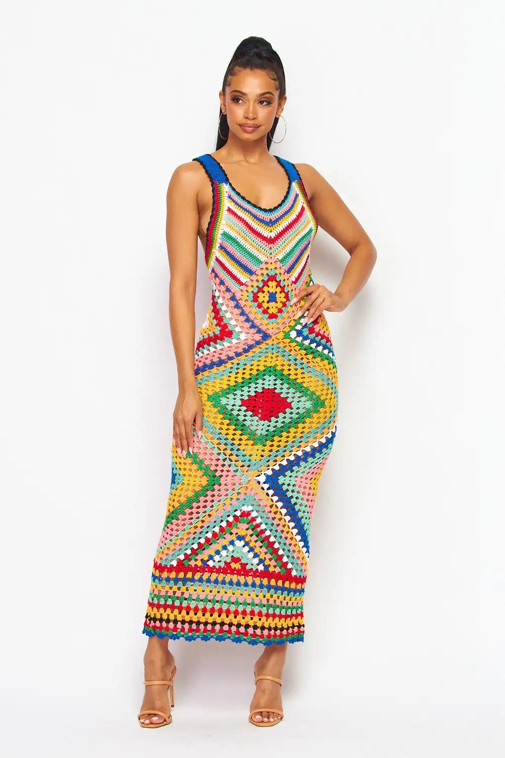 Bora Crochet Maxi Dress