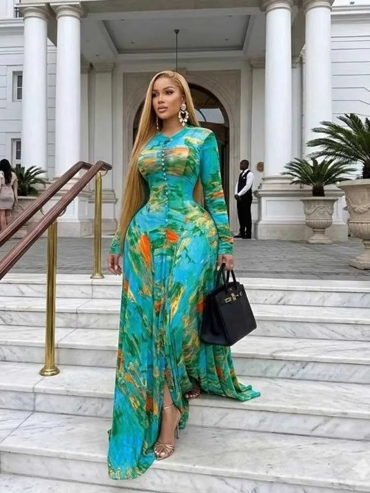 Elicia Floral Maxi Dress