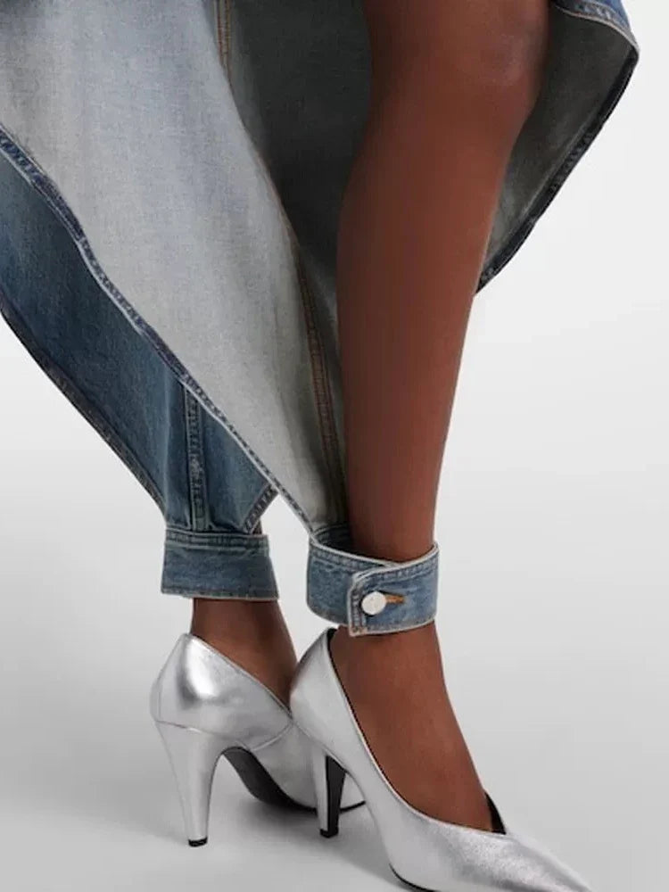 Ana Panelled Denim Set