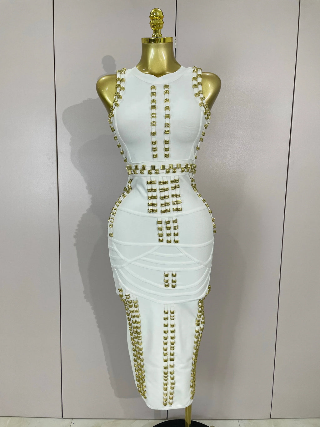 Hollywood Bandage Midi Dress