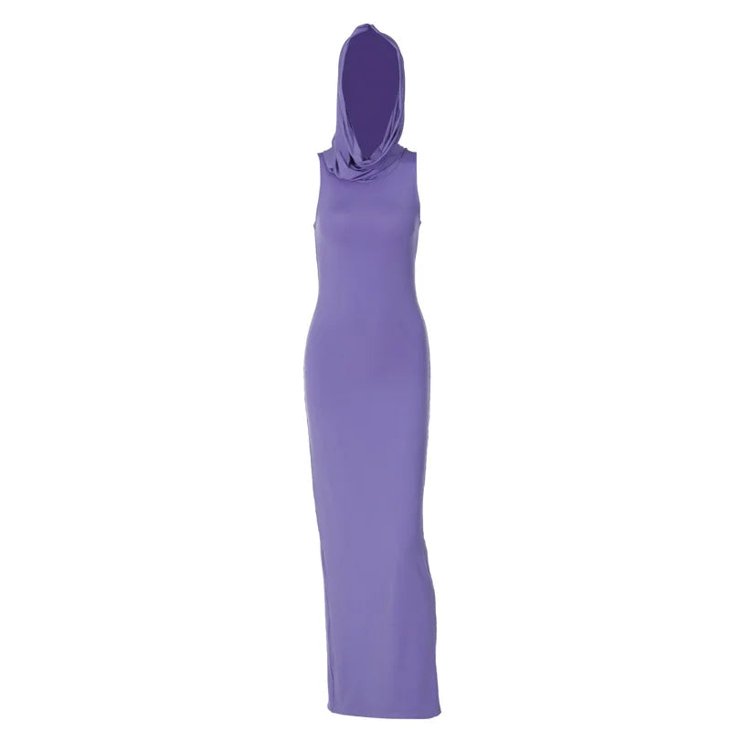 Hooded Maxi Dress