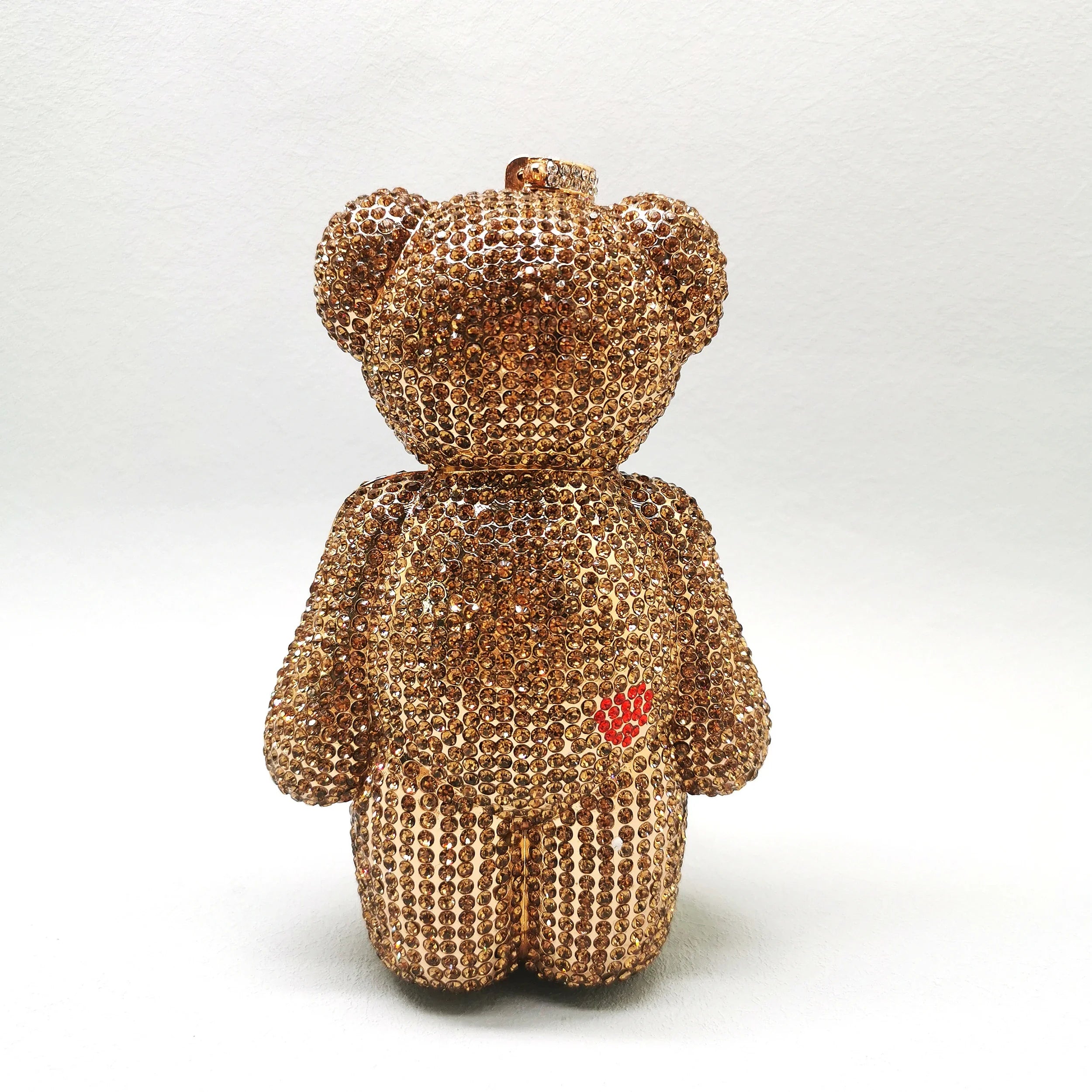 Mini Bear Diamond Clutch Bag