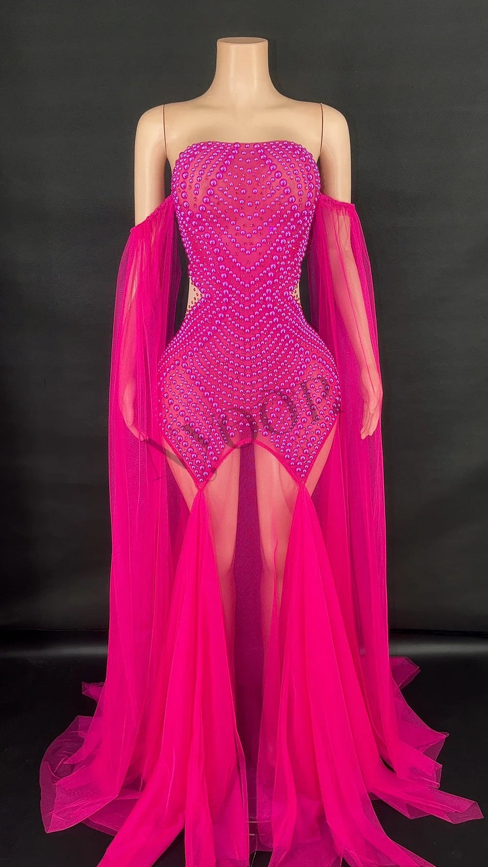 Helena Sheer Maxi Dress
