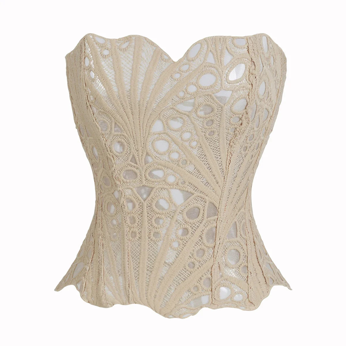 Corset Mesh Bustier Top
