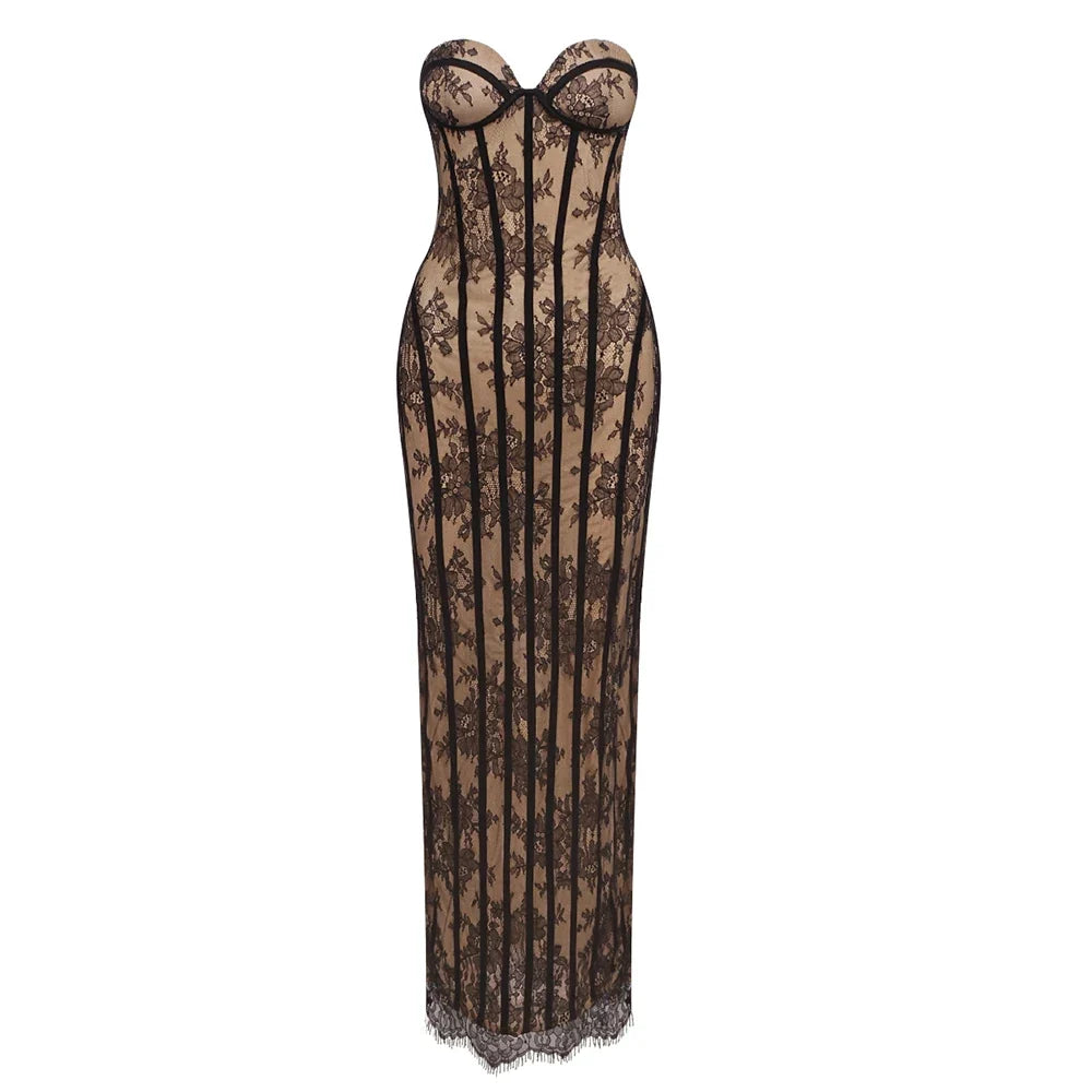 Kerry Corset Bustier Maxi Dress