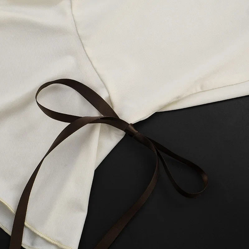 Bowknot Backless Jumpsuit